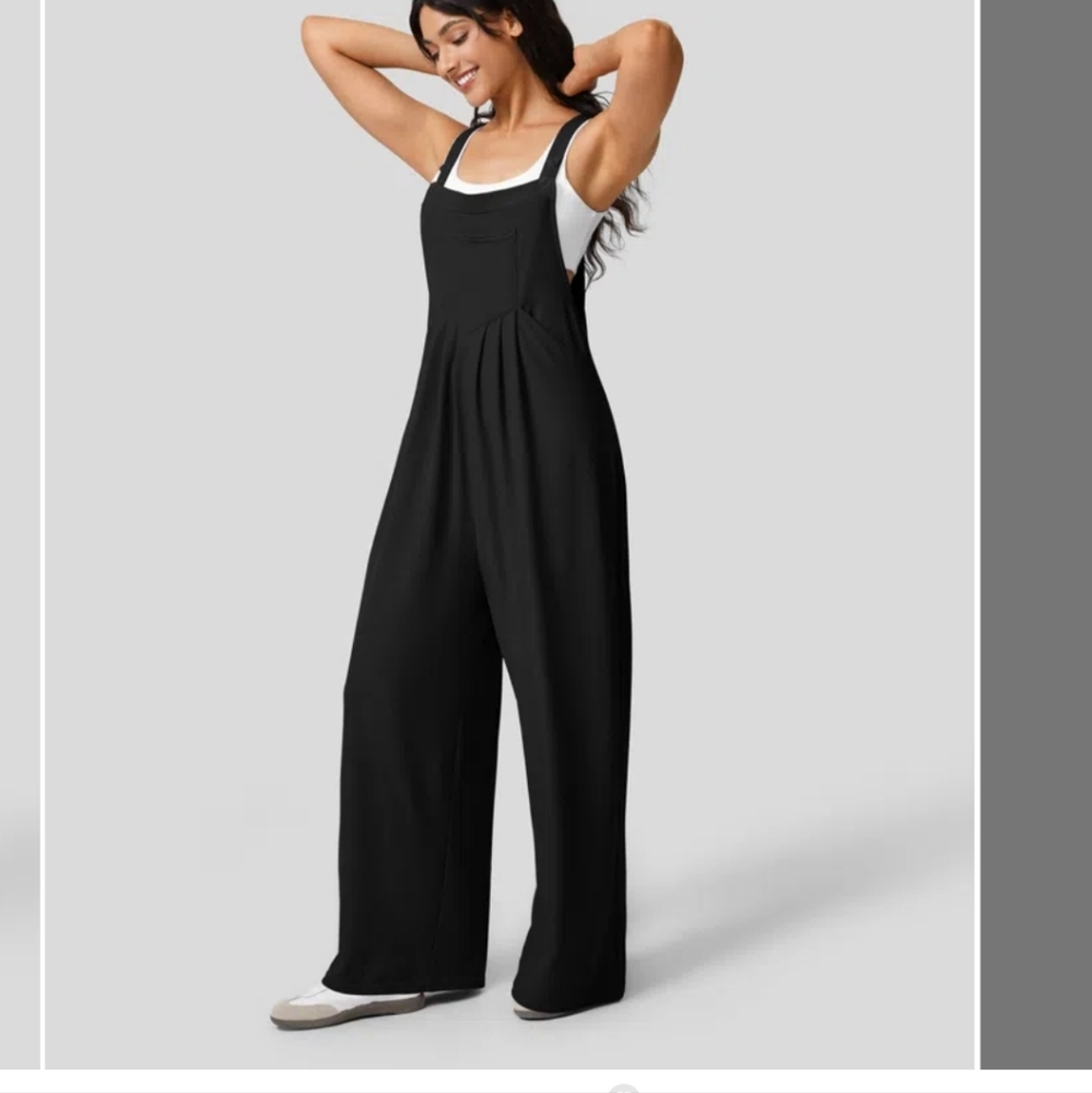 Halara Waffle Casual Overalls